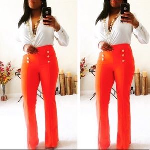 COPY - Orange High Waist Pants
